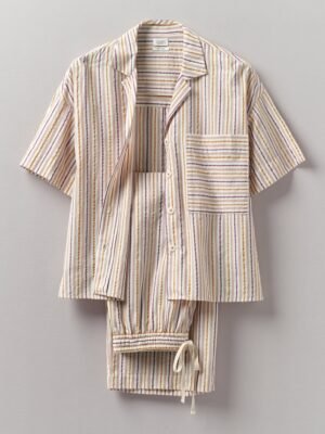 Scout Stripe Cotton Pajamas | Marigold